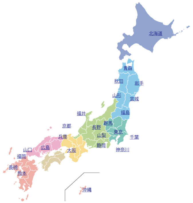 出身校地図